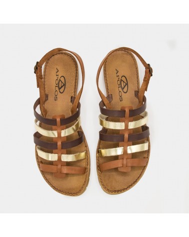 Shovel leather sandal straps