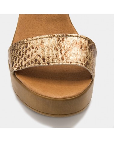 Brown high heel sandal