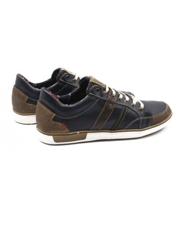 Zapato cuero casual urban marino
