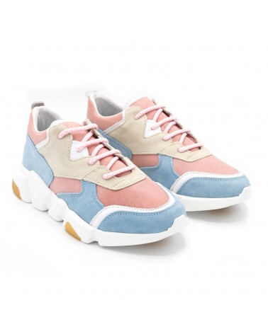 Pink/Blue sport casual shoe