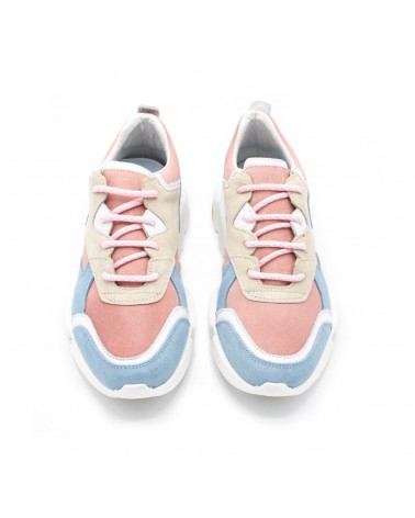 Zapato estilo casual sport rosa/azul