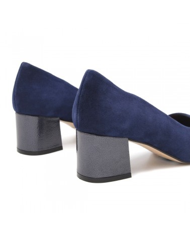 Blue salon shoe