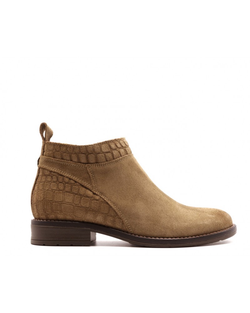 botin gris pardo botin gris pardo