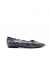 Zapato plano combinado