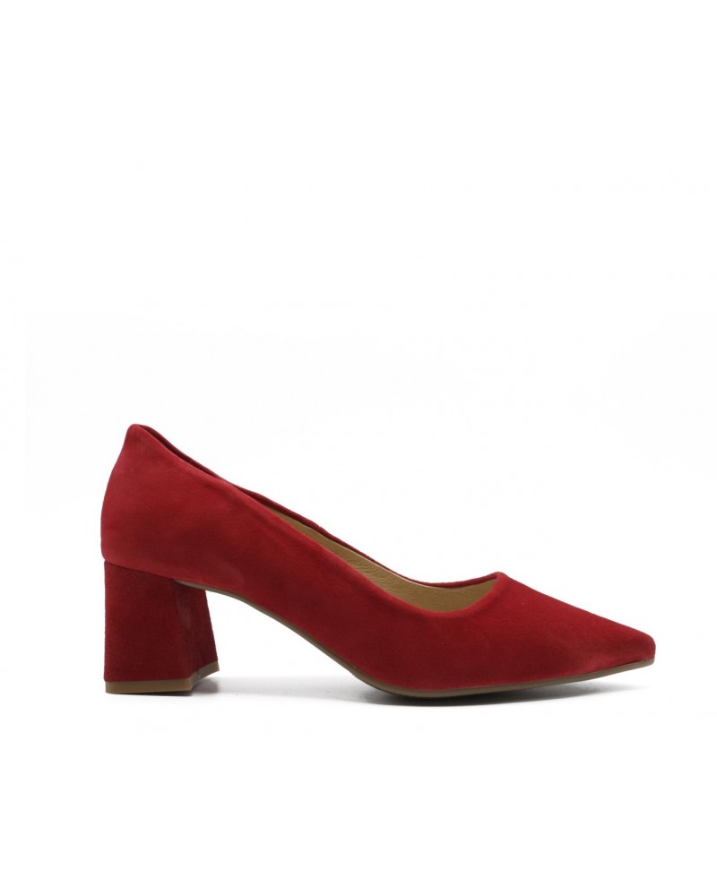 Zapato salón rojo