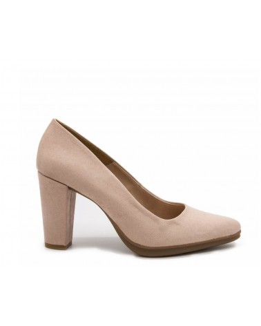 Zapato nude tacón alto