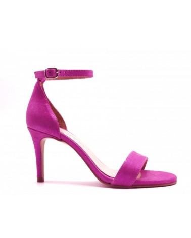 Fuchsia heeled sandal