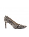 Zapato salón pitón