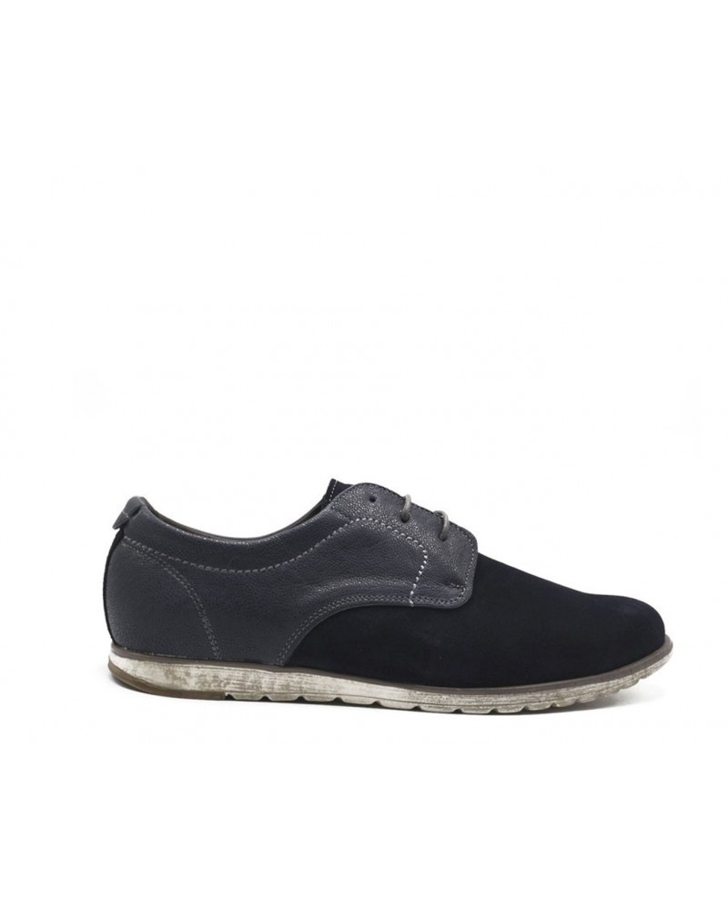 Zapato con cordones marino
