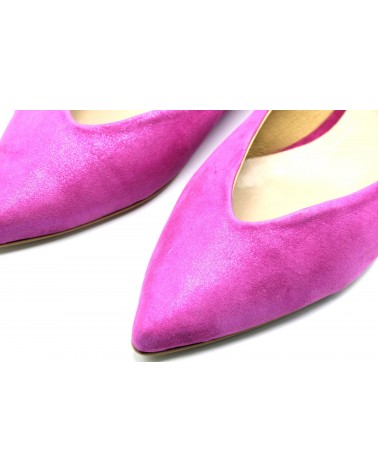 Zapato plano Puntini rosa
