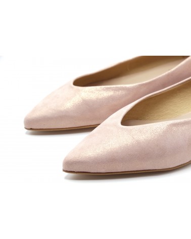 Zapato plano Puntini nude