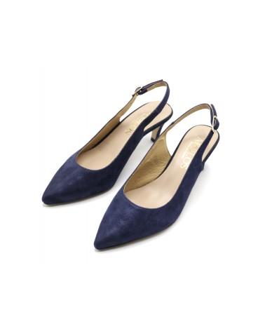 Zapato salón destalonado puntini. Zapato tacón medio mujer. Apolos.