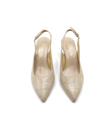 Zapato salón destalonado puntini. Zapato tacón medio mujer. Apolos.