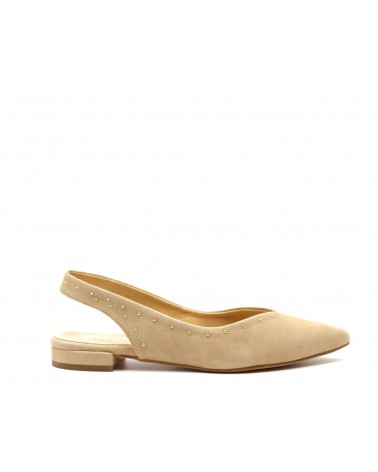 Open-toed shoes with studs for woman