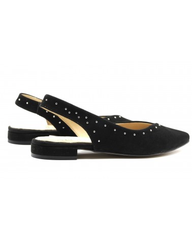 Open-toed shoes with studs