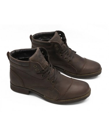 Brown laced boot Brown laced boot