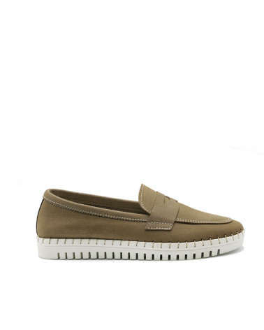 Mocasín cómodo nobuk