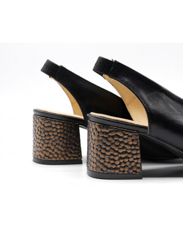 ZAPATO TACON ANCHO DESTALONADO NAPA ZAPATO TACON ANCHO DESTALONADO NAPA