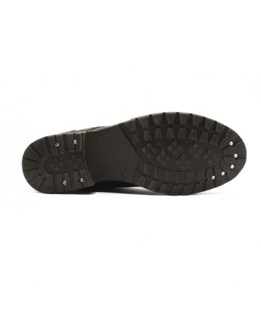Bota de cordones marrón