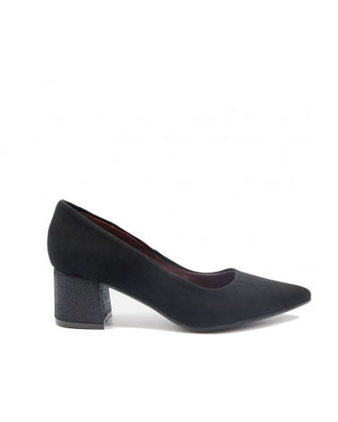 Zapato salón piel tacón ancho Zapato salón piel tacón ancho