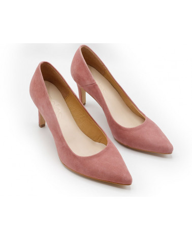 Zapato tacón ante Perdita. Stiletto de piel. Apolos zapatería.