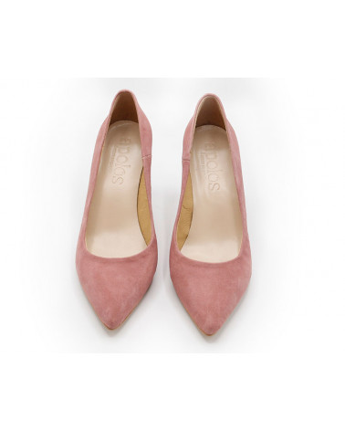 Zapato tacón ante Perdita. Stiletto de piel. Apolos zapatería.