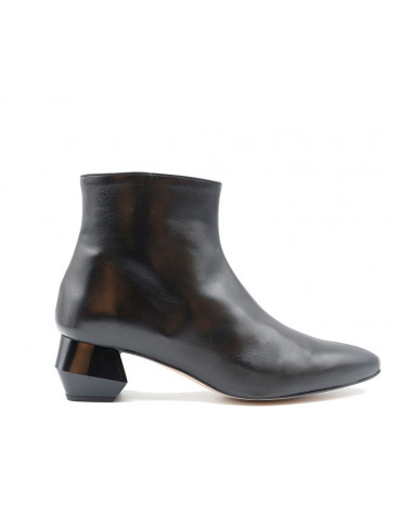 Botín tacón geométrico Cástula