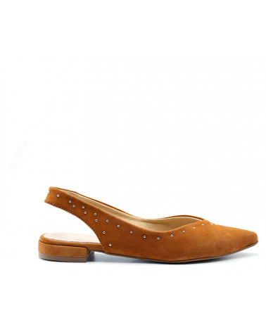 Bailarina destalonada tachas Acrux l Apolos zapatería.