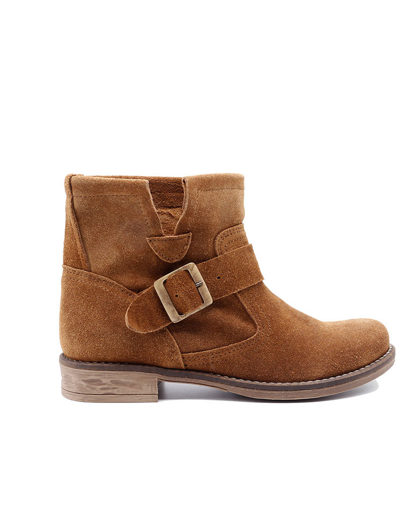 Silver black elastic boot