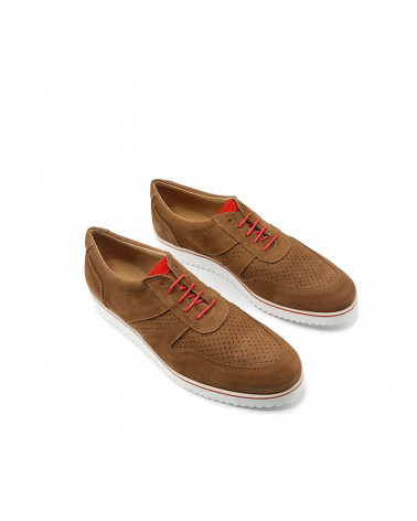 Zapato hombre serraje piso ligero de eva. Fabricado en España. Apolos. Zapato hombre serraje piso ligero de eva. Fabricado en España. Apolos.
