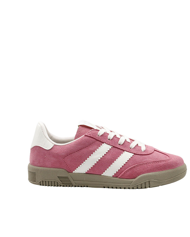 Deportiva combinada de serraje con plantilla extraible. Apolos.