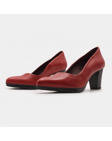 Red heeled shoe