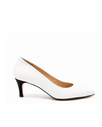Zapato salón stiletto tacon medio napa mujer l Apolos zapatería