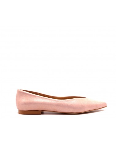 Zapato plano Puntini nude